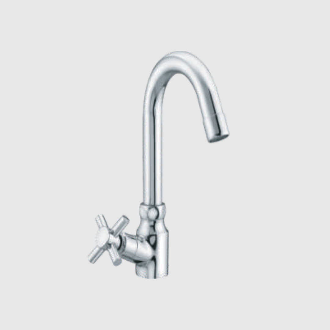 Pillar Cock Swivel Spout