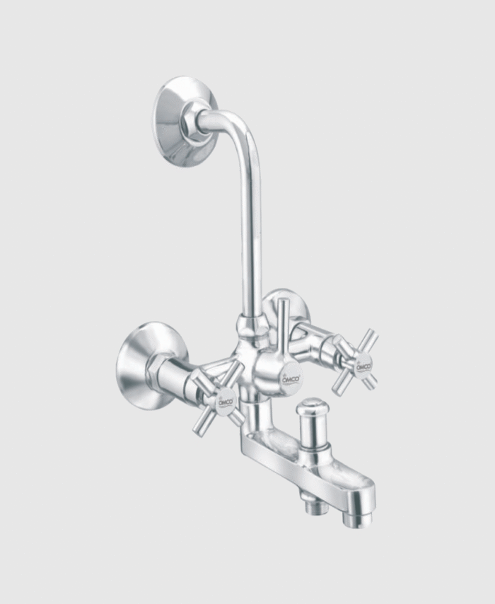 Wall Mixer 3-in-1 With Bend (Tic-Toc)