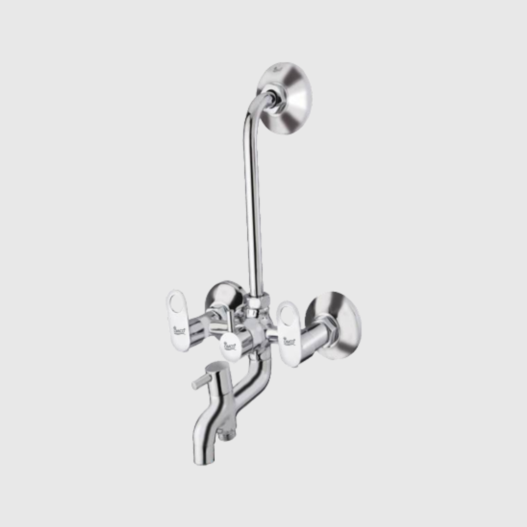Wall Mixer 3-in-1 with Bend (Tic-Tec)