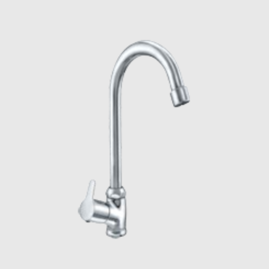 Pillar Cock Swivel Spout